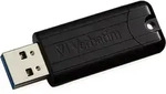 Verbatim Usb-stick Verbatim Pinstripe Usb 3.2 Gen 1 16gbyte Schwarz
