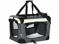 Pawhut - Transporttasche, Transportbox, für Katzen und kleine Hunde, faltbar, 3
