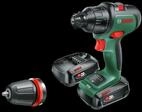 Bosch Akku Schlagbohrschrauber Advancedimpact 18 (2 Akku, 18 Volt System, Bohr&oslash; In