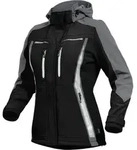 Leibw&auml;chter - Sommer-softshelljacke Damen Flxds Gr. 44 Schwarz/grau