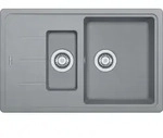 Franke - Basis - Fragranit Sp&uuml;lbecken Bfg 651-78, 78x50 Cm, Steingrau 114.0285.224
