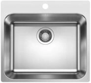 Blanco - Supra 500 - Sp&uuml;le, 54x50 Cm, Edelstahl Geb&uuml;rstet 526354