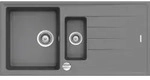 Granitsp&uuml;le Victory S1000.60 - Light Gray, Ab 60er Unterschrank, 100 X 50 Cm