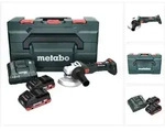 Metabo - W 18 Lt Bl 11-125 Akku Winkelschleifer 18 V 125 Mm Brushless + 2x Akku 4,0