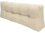 Beautissu Palettenkissen R&uuml;ckenkissen Eco Elementsnatur, 120x40x10 Cm