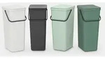 Brabantia Sort & Go Recycling-m&uuml;lleimer, 40 L, Jadegr&uuml;n