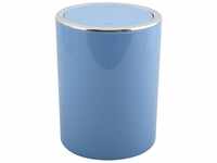 6L 'Kamaka' Mülldose aus palidiertem Blau 20,7 x 28,1 cm Farbe - MSV