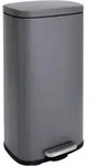 Tq30 M&uuml;lleimer Grau 30l Treteimer Abfallbeh&auml;lter Softclose Deckel - Svita
