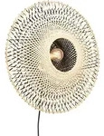 Orientalische Wandleuchte Rattan 50 Cm Mit Stecker - Rina