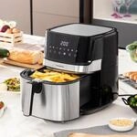 Innovagoods - Hei&szlig;luftfritteuse Fryinn Pro 5500 Schwarz 1700 W 5,5 L Edelstahl