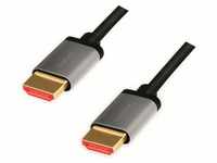 HDMI-Kabel CHA0104, Stecker/Stecker, Alu, 8k, 1 m - Logilink