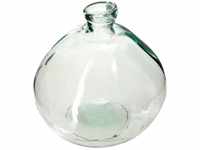 Vase Dame Jeanne - recyceltes Glas - transparent d 33 cm Atmosphera Transparent