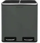 Casa Pura - Tretm&uuml;lleimer Felix Trennsystem Anthrazit 2 X 15 Liter (30 Liter)