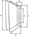 Fahrradhalterung Wand Fahrradhalter 90 Grad F&uuml;r Radbreiten Von 25 - 53 Mm