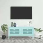 Vidaxl Tv Cabinet Mint 105x35x50 Cm Steel