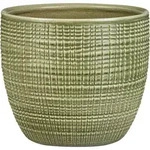 Scheurich &Uuml;bertopf Serie 866 &Oslash; 14 X 12,2 Cm Kaki Blument&ouml;pfe & &Uuml;bert&ouml;pfe