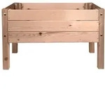 Mgc24 - Hochbeet Massiv F&uuml;r Kinder 79x40x50cm Kiefernholz Dunkelbraun