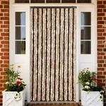 Vidaxl - Insektenschutz-vorhang Beige Und Hellbraun 90x220 Cm Chenille