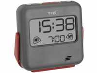 Tfa Dostmann - 60.2031.10 Quarz Wecker Grau Alarmzeiten 1 Vibrationsalarm, Extra