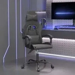 Gaming-stuhl Drehbar Schwarz Kunstleder Vidaxl