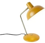 Retro Tischlampe Gelb Mit Bronze - Milou