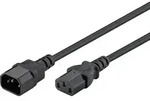 Goobay - 68602 - Kaltger&auml;te-verl&auml;ngerungskabel, 1,5 M, Schwarz