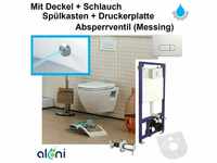 Hänge Dusch wc Taharet Bidet Toilette Vorwandelement Spülkasten + Ventil +...