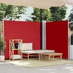 Ausziehbare Seitenmarkise Rot 160 X 600 Cm - Vidaxl