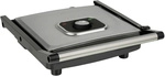 Gr-2858 Elektro Kontaktgrill Antihaftbeschichtung, Kontrollleuchte Schwarz, Silber -