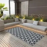 Outdoor-teppich Arakil Schwarz 190x290 Cm Pp Vidaxl