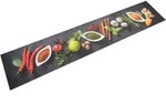 K&uuml;chenteppich Waschbar Gew&uuml;rze 60x300 Cm Samt Vidaxl