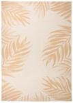 Outdoor-teppich Flachgewebe 140x200 Cm Blattmuster Vidaxl