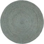 Vidaxl Handmade Rug Jute Round 180 Cm Olive Green