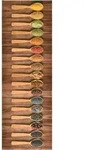 K&uuml;chenbodenmatte Waschbar L&ouml;ffel 45x150 Cm Vidaxl