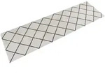 K&uuml;chenteppich Waschbar Quadrat 45x150 Cm Samt Vidaxl