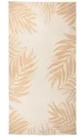 Outdoor-teppich Flachgewebe 100x200 Cm Blattmuster Vidaxl