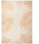 Outdoor-teppich Flachgewebe 120x170 Cm Blattmuster Vidaxl