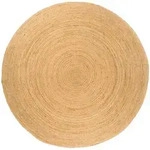 Teppich Jute Geflochten 240 Cm Rund - Vidaxl