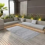 Outdoor-teppich Arakil Grau 190x290 Cm Pp Vidaxl