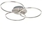 Briloner - Led Deckenleuchte Dimmbar Memoryfunktion 40w Silber Metall-kunststoff