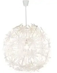 Design Pendel Leuchte Schlaf Zimmer Decken H&auml;nge Lampe Bl&uuml;ten Strahler Wei&szlig; Globo