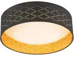 Deckenleuchte - Clarke - Schwarz - Metall - &Oslash; 40cm - Led - Globo