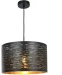 Globo - H&auml;ngeleuchte - Tunno - Schwarz - Metall - &Oslash; 38cm - E27 -