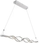 H&auml;ngeleuchte - Chrome - Pilla - Metall - Gro&szlig;e Esstischlampe -