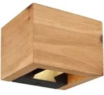 Globo - Wandleuchte - Alina - Nat&uuml;rlich - Holz - Led - 15553w1