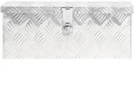 Aufbewahrungsbox Silbern 50x15x20,5 Cm Aluminium Vidaxl