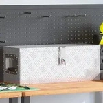 Aufbewahrungsbox Silbern 60x23,5x23 Cm Aluminium - Vidaxl