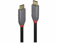 USB-Kabel usb 3.2 Gen2x2 usb-c® Stecker, usb-c® Stecker 1.50 m Schwarz, Grau...
