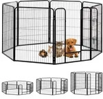 Relaxdays - Welpenauslauf, Kleine Hunde, Welpen, Kleintiere, Innen, Au&szlig;en,...
