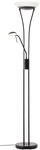 Brilliant Finn Led Deckenfluter Lesearm Schwarz, Metall/glas, 1x Led Integriert